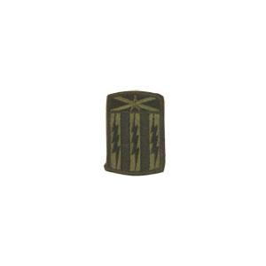 53rd Signal Brigade Patch Foliage Green (With Hook Fastener)