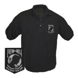 Pow * Mia Wicking Mesh Polo Shirt