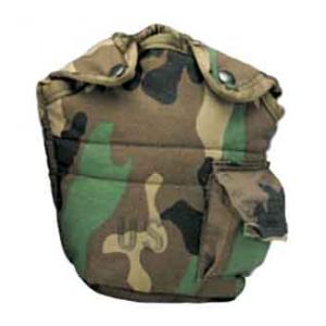 G.I. Type Enhanced Nylon 1QT. Canteen Cover (Woodland Camo)