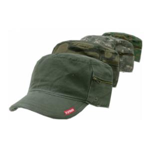 Vintage Style Patrol Cap with Zipper