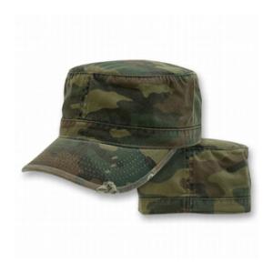 Vintage Style BDU Patrol Cap (Woodland Camo)