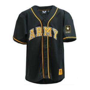 Army Baseball Jersey(Black)
