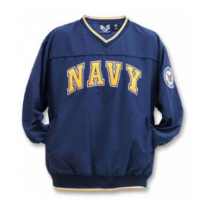 Navy Microfiber Pullover