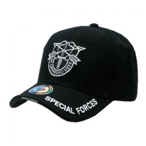 Army Special Forces Cap (Black) Rapid Dominance