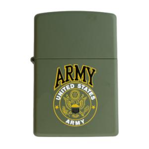 Army Zippo Lighter (Green Matte)