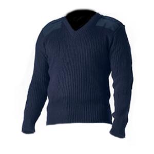 GI Style Acrylic V-Neck Sweater (Navy Blue)