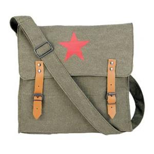 Classic Medic Shoulder Bag with Red China Star