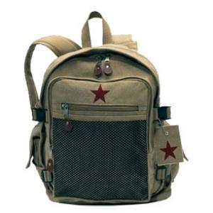 Khaki Vintage Star Back Pack II