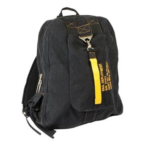 Vintage Canvas Flight Bag (Black)