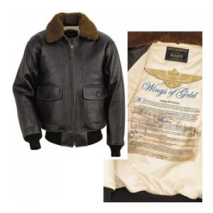 Schott G-1 Antique Leather Lambskin Flight Jacket G1S