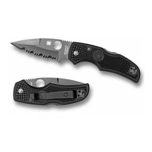 Spyderco Native Black Blade FRN Knife