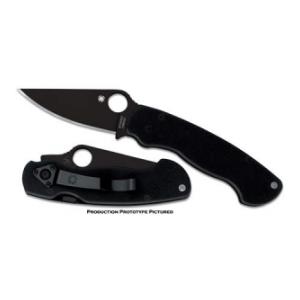 Spyderco Black Blade G-10 Paramilitary Knife