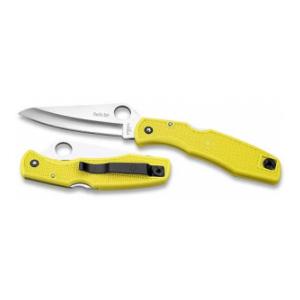 Spyderco Pacific Salt Rust Free (Yellow) Knife