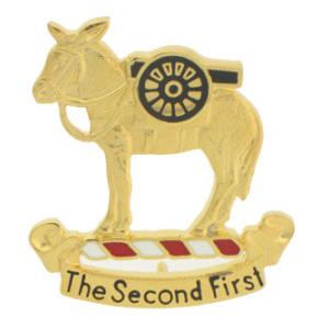 2nd Field Artillery Distinctive Unit Insignia (Left Handed)