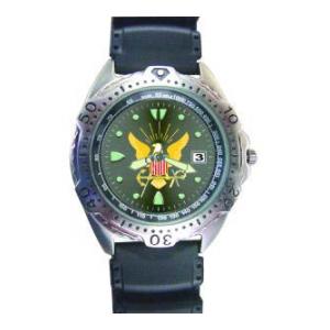 RAM Diver Watch with Date Display Grey Face (Navy)