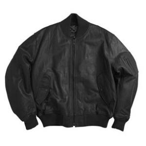 Alpha MA-1 Leather Flight Jacket