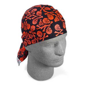 Red Skulls Headwrap