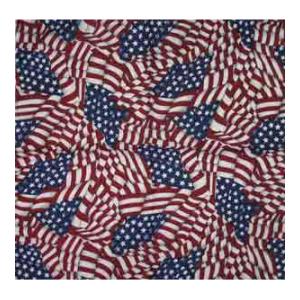 U.S. Flag Bandanna with Multiple Flags