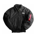 Alpha CWU-45/P Flight Jacket (Black)