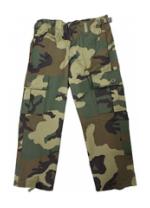 Youth BDU 6 Pocket Pants (Woodland Camo)