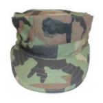 Marine Cap w/ Insignia 2-Ply Ripstop (Woodland Camo)