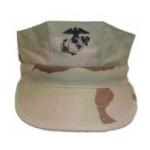 Marine Cap w/ Insignia 2-Ply Nylon / Cotton Twill (3 Color Desert )