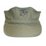 Marine Cap w/ Insignia 1-Ply (Olive Drab)