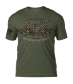 Navy Seabees 7.62 Design Tee (Heather Military Green)