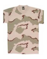 Camouflage T-Shirt (3 Color Desert)