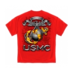 'Semper Fidelis' USMC T-Shirt (Red)