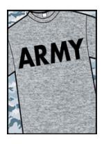 Army T-Shirt (Gray)