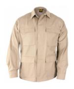 4 Pocket BDU Shirt (Cotton Ripstop)(Tan)