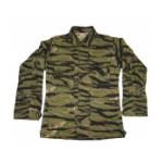 4 Pocket BDU Shirt (Cotton/Poly Ripstop)(Asian Tiger Stripe Camo)