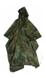 G.I. Style Poncho (Woodland Camo)