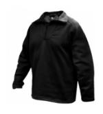 G.I. Style Polypropylene Underwear Shirt w/ Zip Collar (Black)