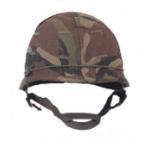 Steel Helmet Woodland Camouflage (Used)