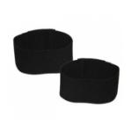 2" Boot Blousers/Velcro Tie Straps Black