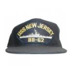 USS New Jersey BB-62  Cap (Dark Navy)