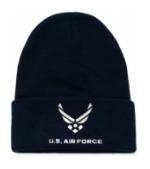Air Force New Logo Watch Cap (Navy Blue)