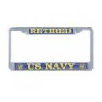 US Navy Retired License Plate Frame