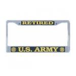 US Army Retired License Plate Frame