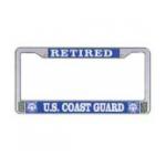 US Coast Guard Retired License Plate Frame