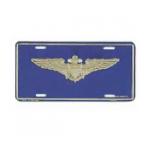 Navy Aviator Wings License Plate