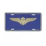 Navy Aviator Wings License Plate