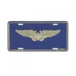 Navy Flight Officer Wings License Plate
