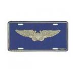Navy Flight Officer Wings License Plate