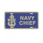 Navy Chief License Plate