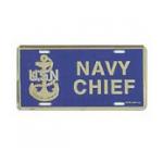 Navy Chief License Plate