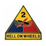 2nd Armored Division Combat Service I.D. Badge
