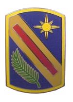 321th Sustainment Brigade Combat Service I.D. Badge